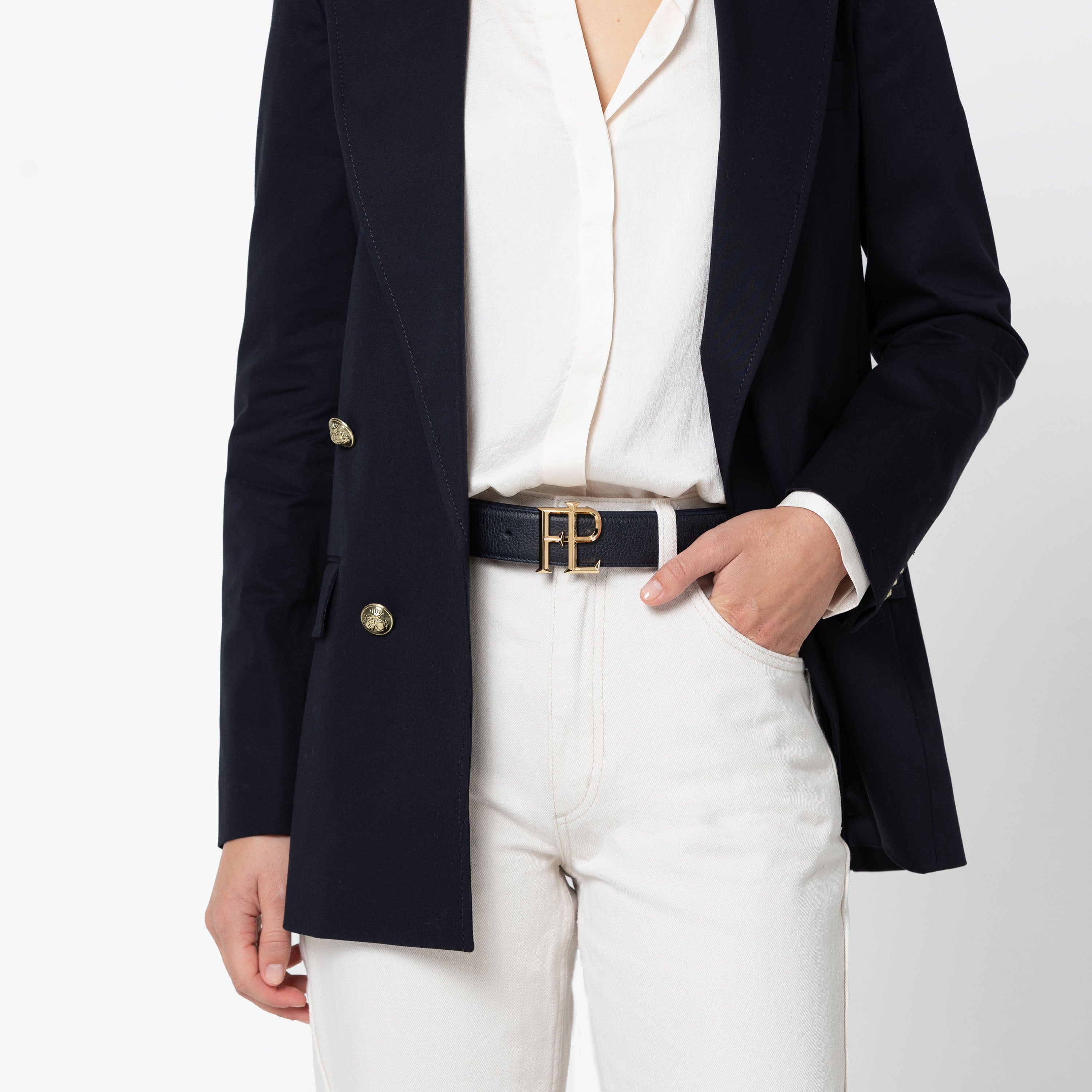 FAURE LE PAGE レザー ベルト 約104cm Customizable leather belt 95 | Fauré Le Page